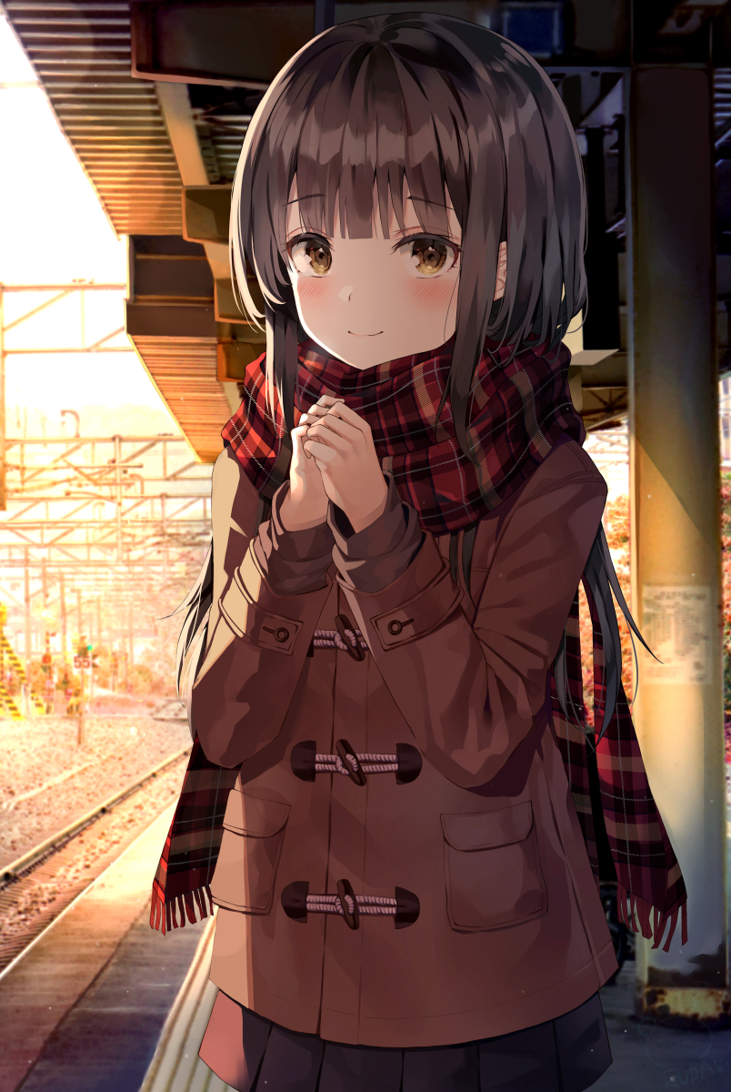 This is a pixiv picture whose title is 寒くなったね.