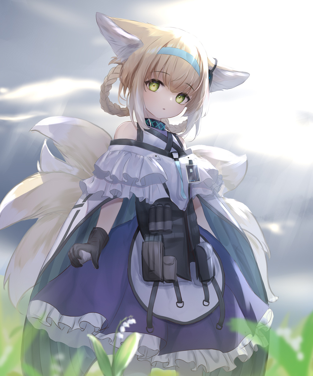 This is a pixiv picture whose title is スズラン.