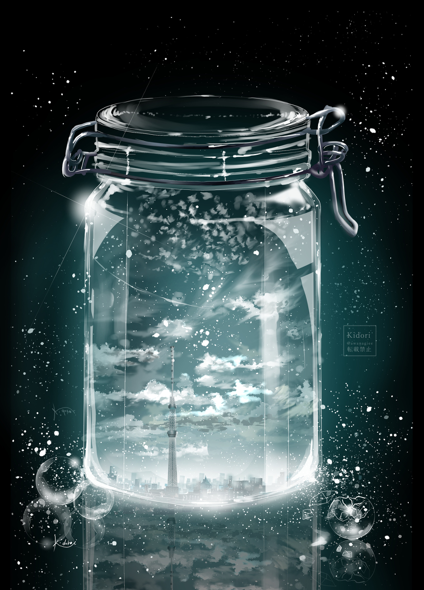 This is a pixiv picture whose title is 街.