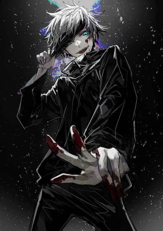 This is a pixiv picture whose title is 呪術廻戦.