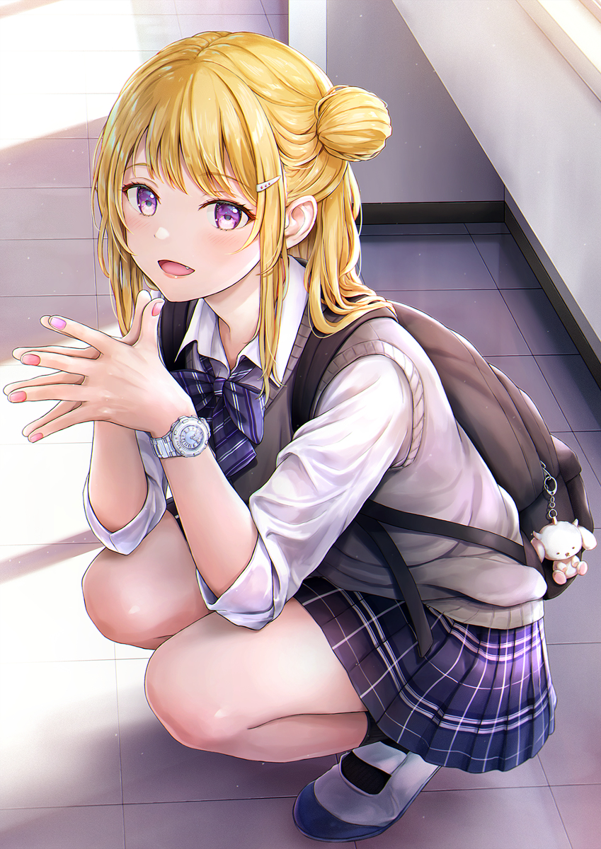 This is a pixiv picture whose title is 放課後.