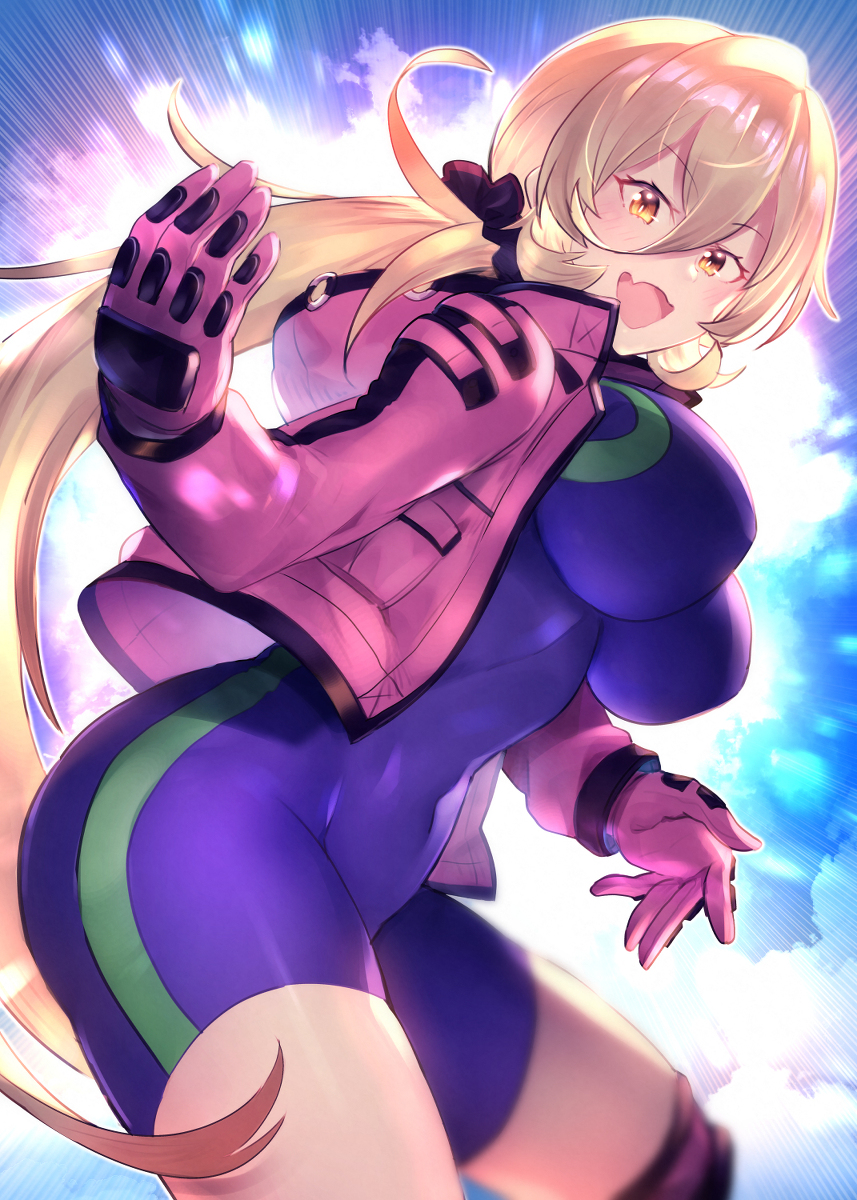 This is a pixiv picture whose title is 史上最強の乳.