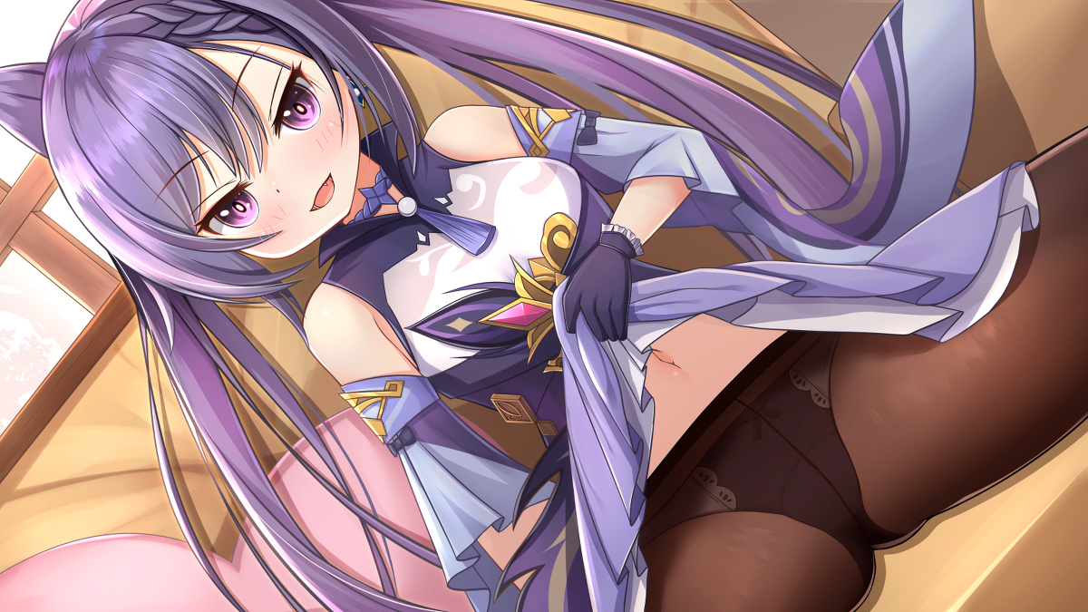This is a pixiv picture whose title is 刻晴からの試練.