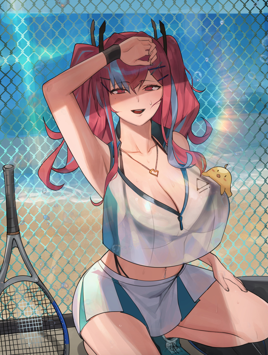 This is a pixiv picture whose title is Tennis with Bremerton.