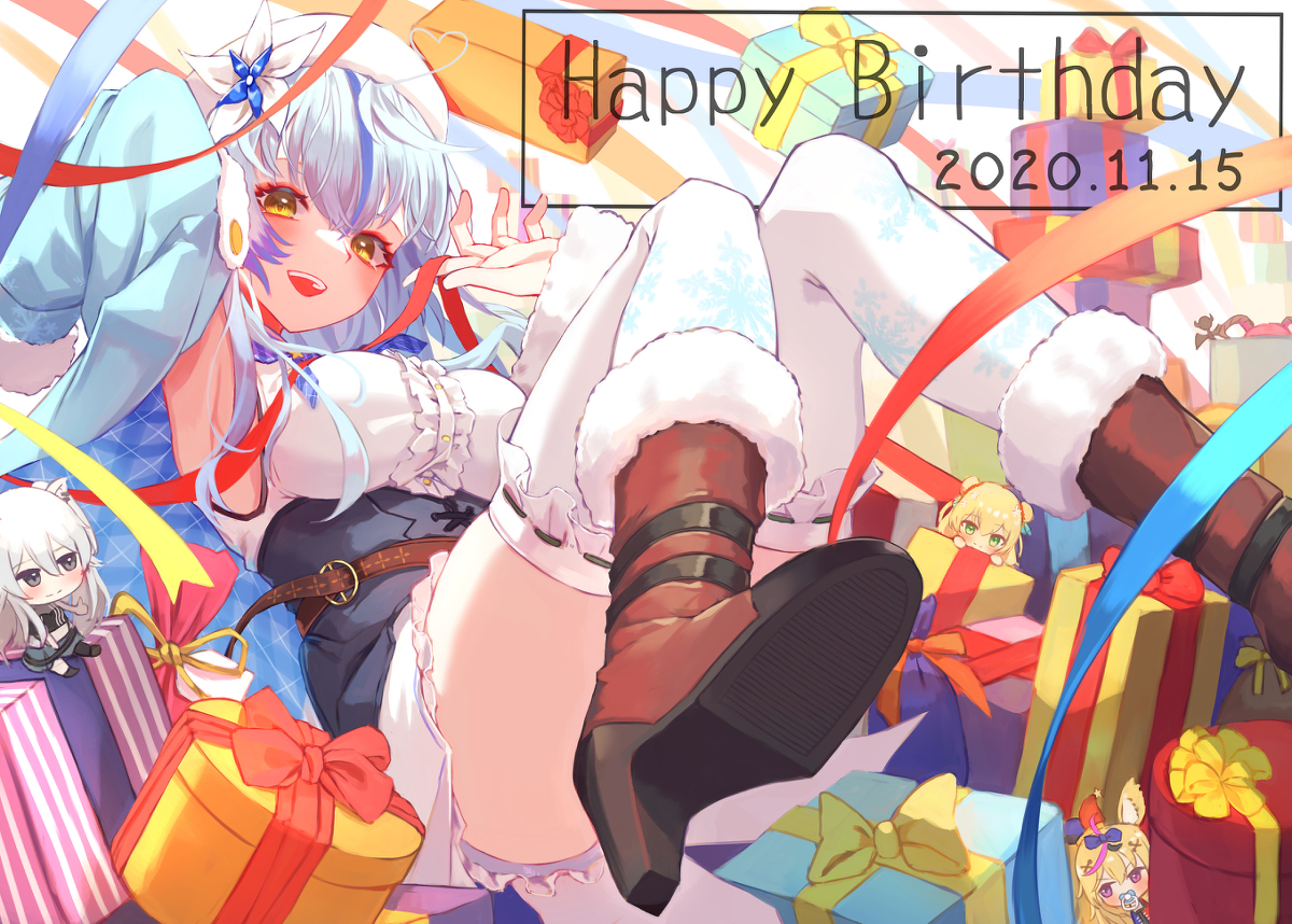 This is a pixiv picture whose title is ラミィちゃんBirthday.