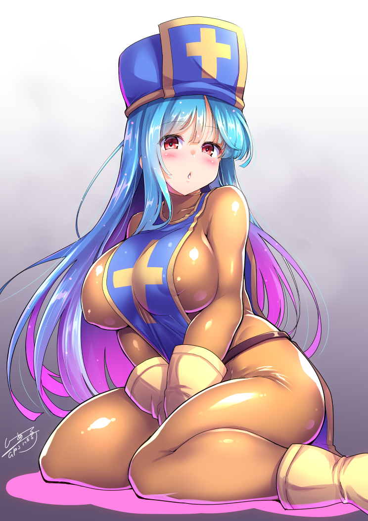 This is a pixiv picture whose title is 【DQ3】女僧侶さん.