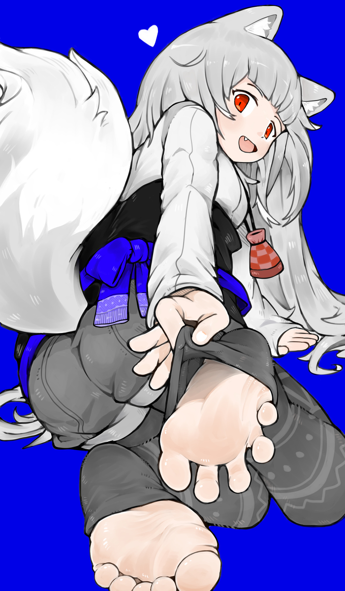 This is a pixiv picture whose title is 🐺.