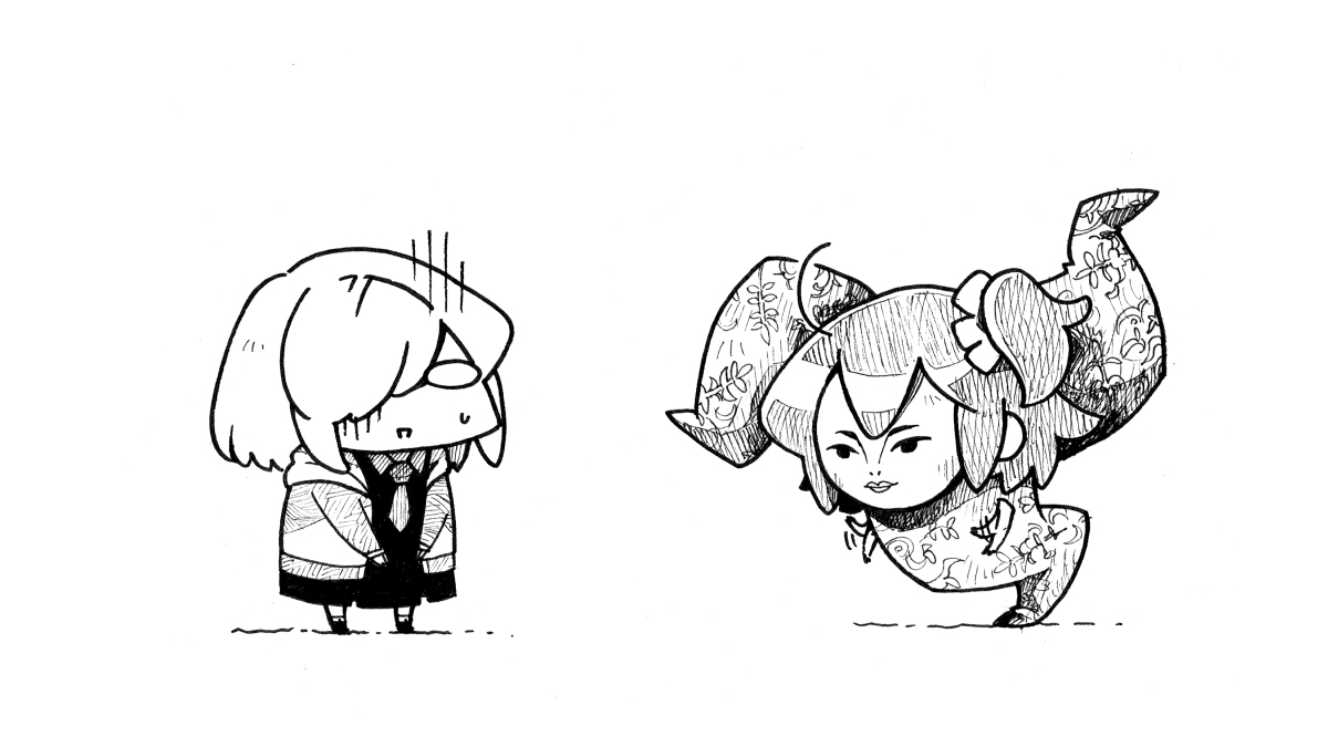 This is a pixiv picture whose title is ユゥユゥちゃん人形が大層お気に召しました系マスター。.