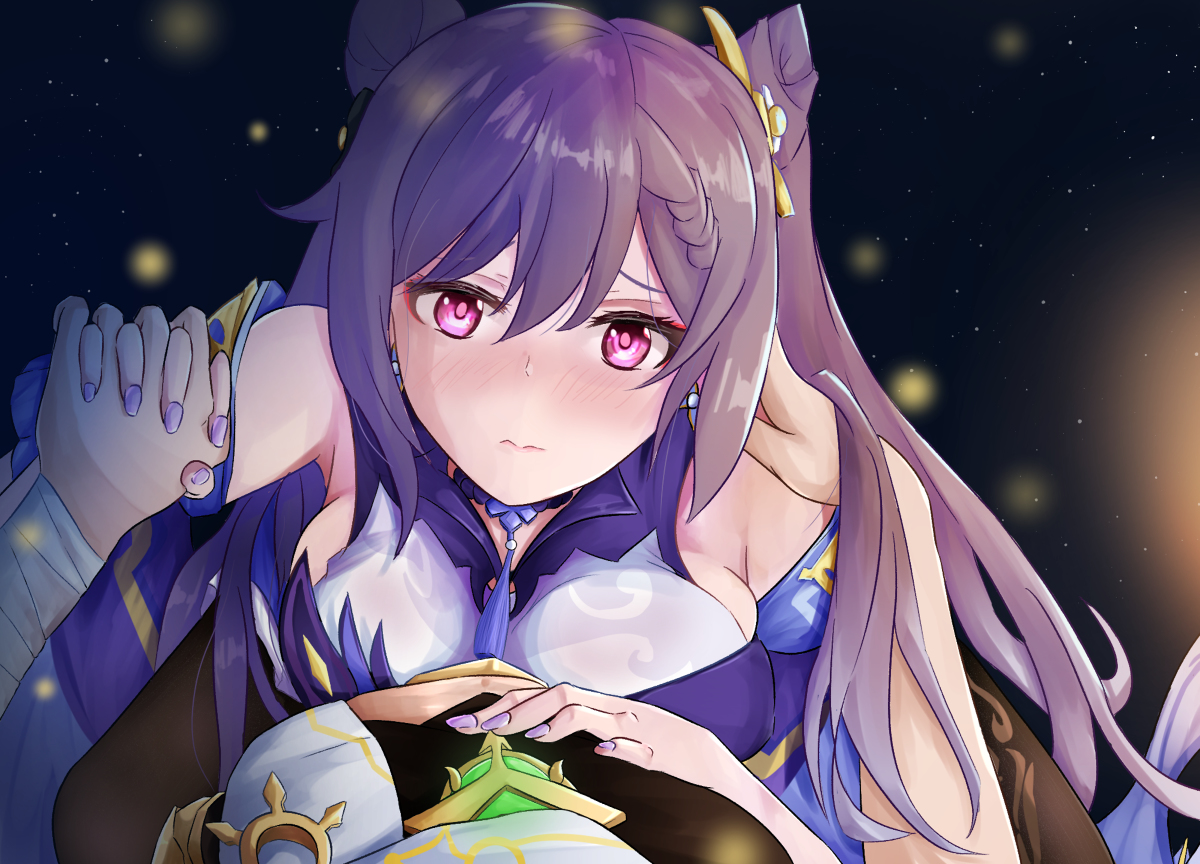 This is a pixiv picture whose title is 刻晴　/　Keqing.