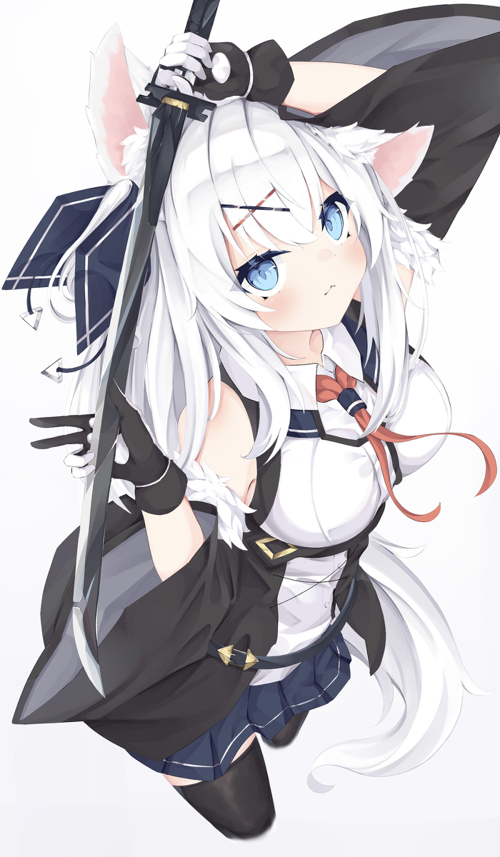 This is a pixiv picture whose title is けもみみちゃん.