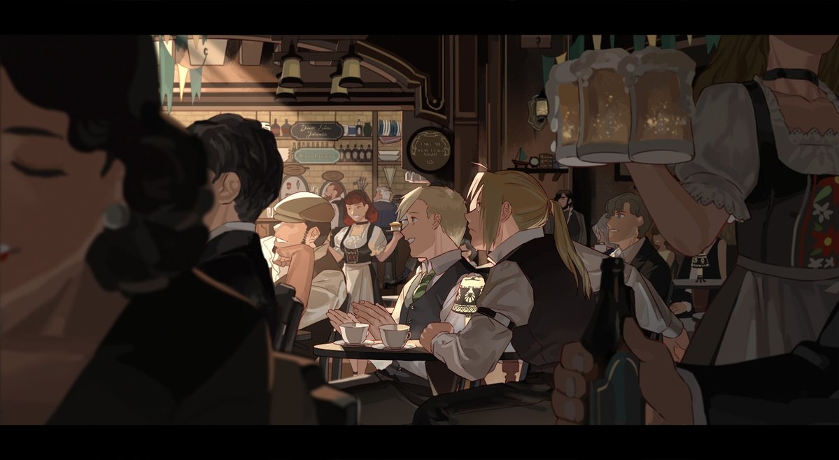 This is a pixiv picture whose title is The Elrics.