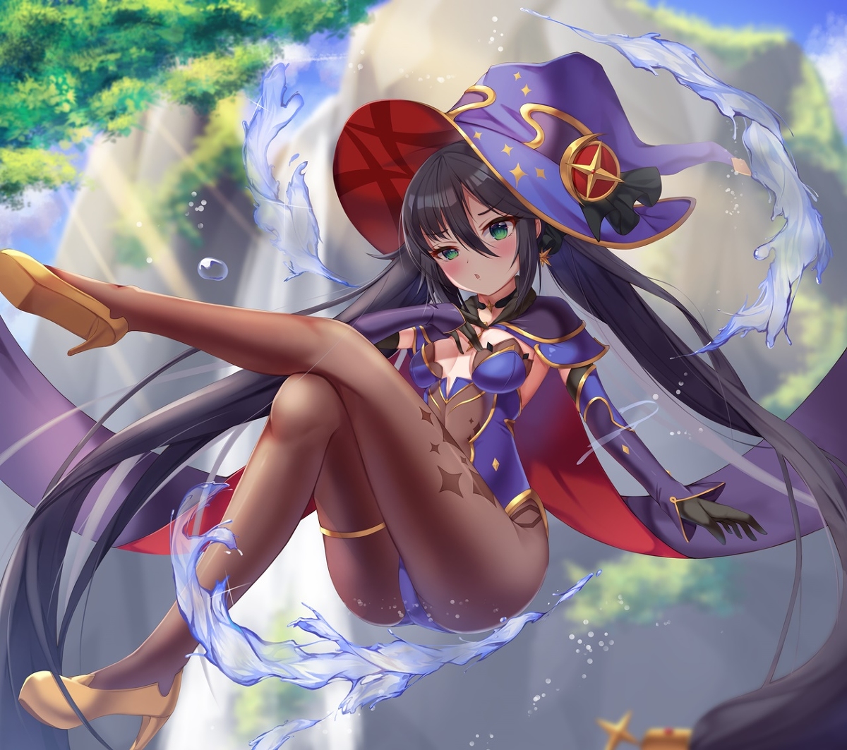 This is a pixiv picture whose title is Mona.