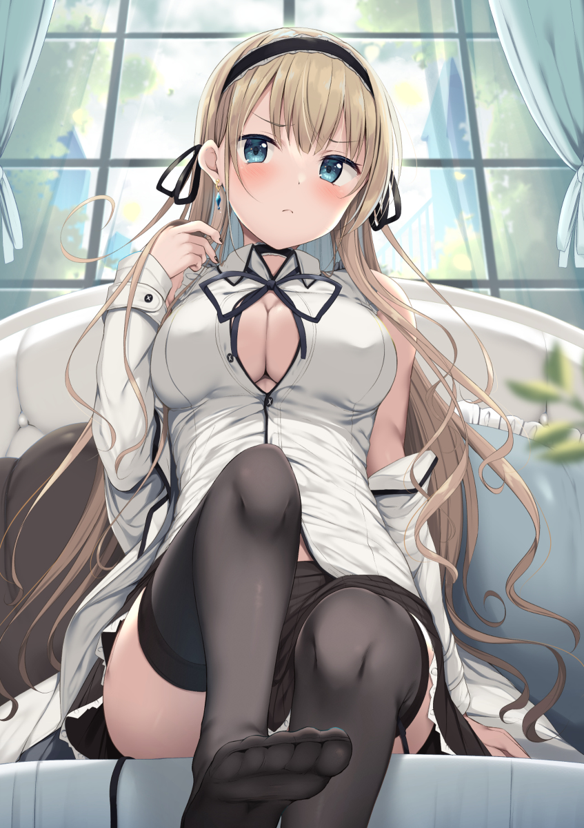 This is a pixiv picture whose title is …早く脱がして.
