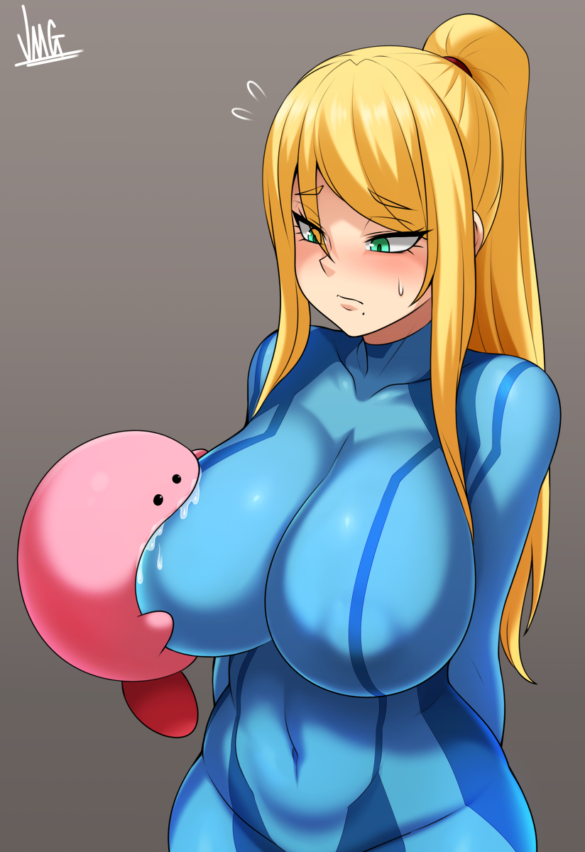 This is a pixiv picture whose title is Samus Aran / サムス・アラン.