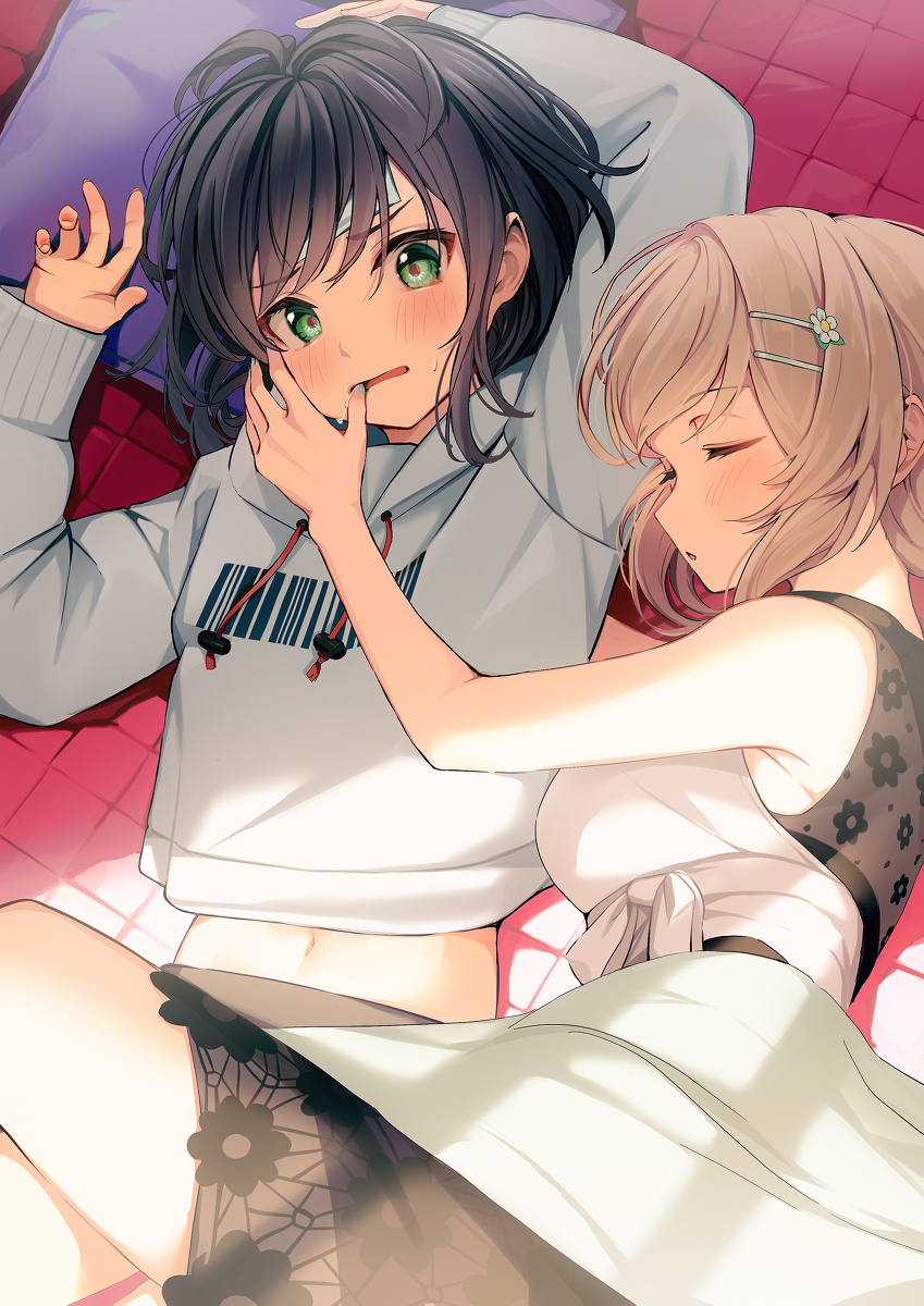 This is a pixiv picture whose title is ぐっ… また風邪うつるぞ….