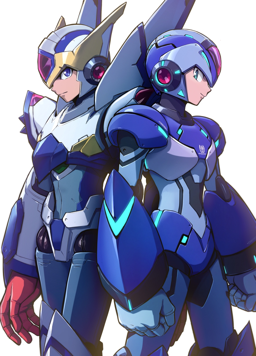 This is a pixiv picture whose title is ファルコンアーマー & X M.K.Ver.