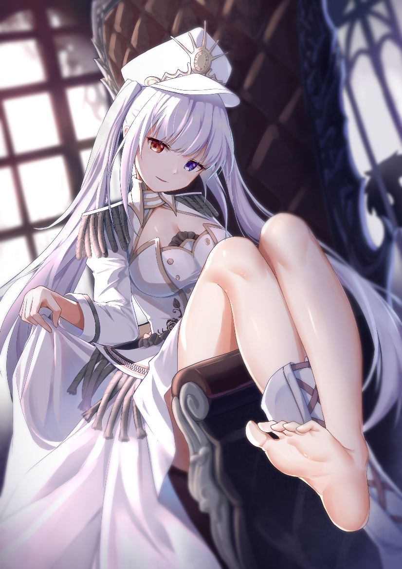 This is a pixiv picture whose title is 白の女王.