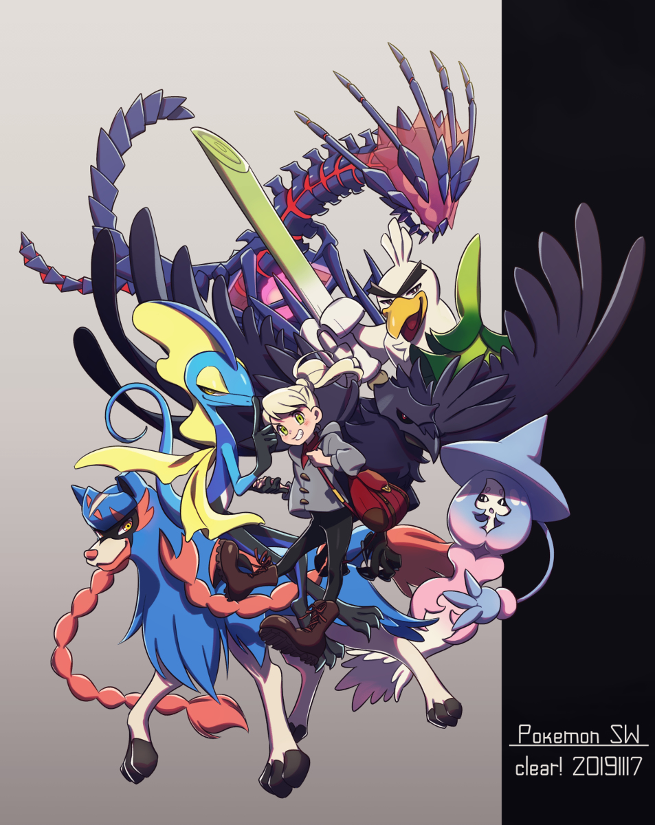 This is a pixiv picture whose title is ソードクリア！.