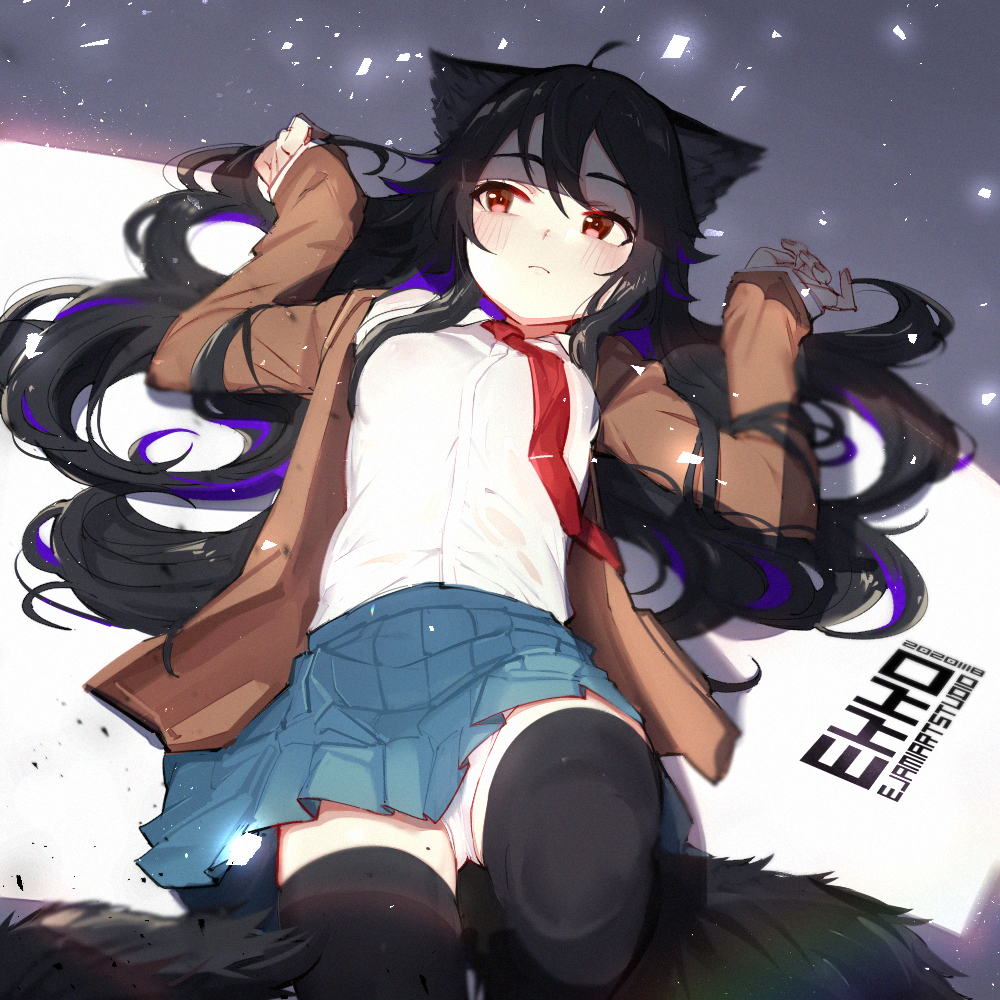 This is a pixiv picture whose title is 【EJAMI】日常向繪畫201-下課後的戀愛學分.