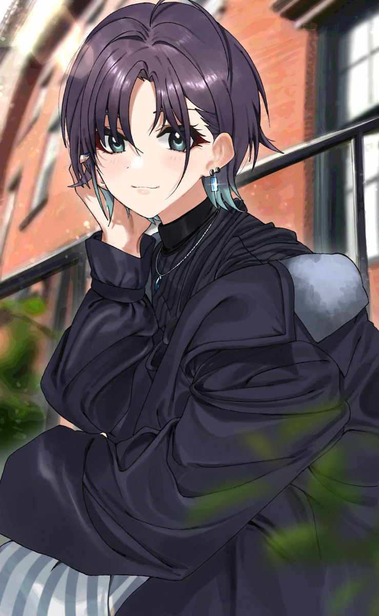 This is a pixiv picture whose title is [まわるものについて] 浅倉透.