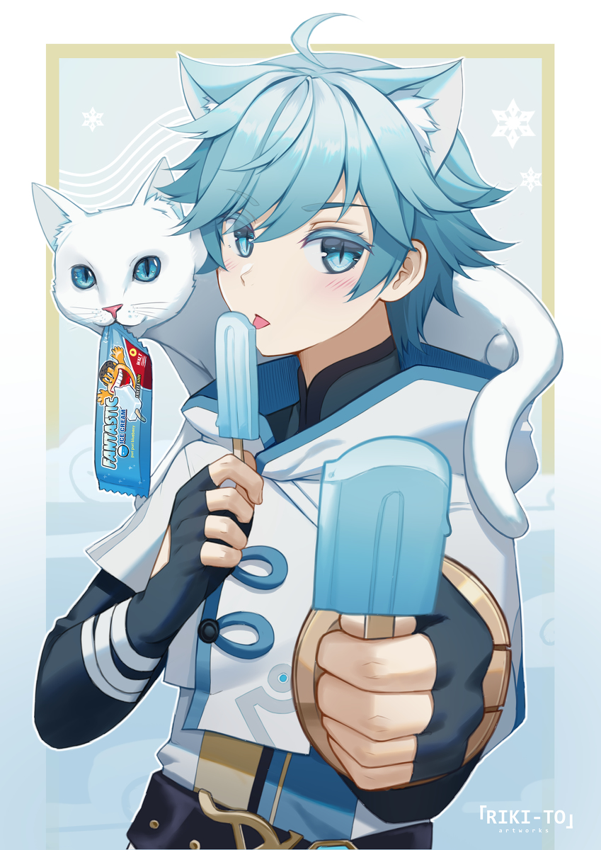 This is a pixiv picture whose title is アイスクリーム?.