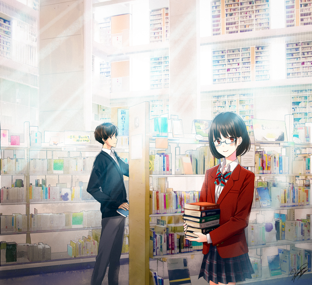 This is a pixiv picture whose title is 「決めた、わたしの道」.