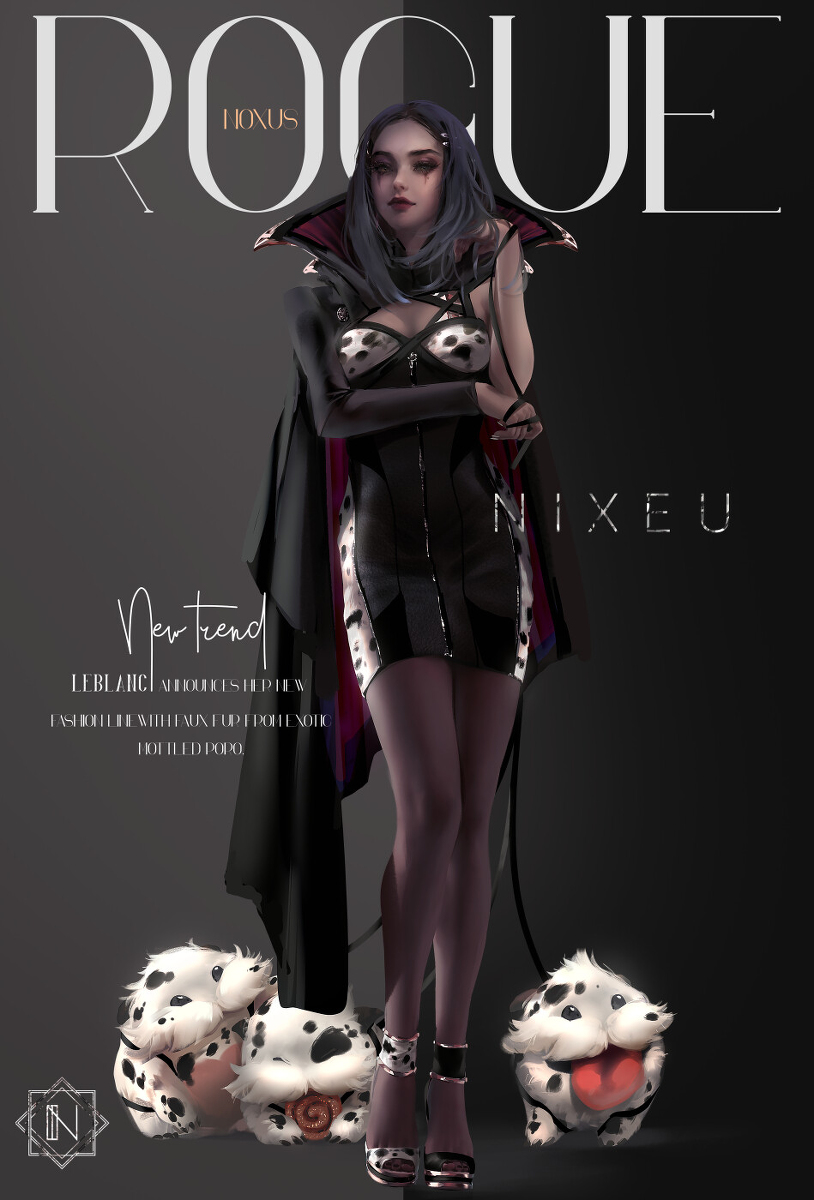 This is a pixiv picture whose title is LeBlanc: Mottled Poro..