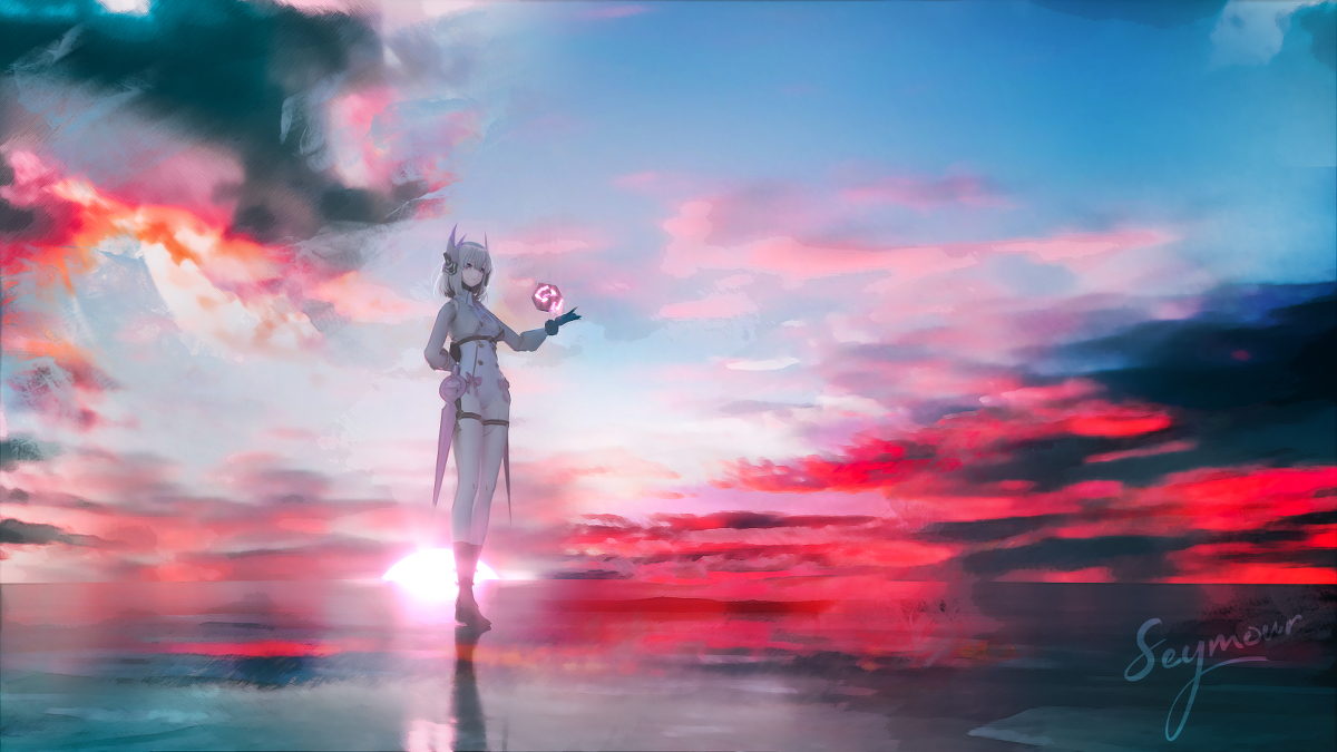 This is a pixiv picture whose title is 流光.
