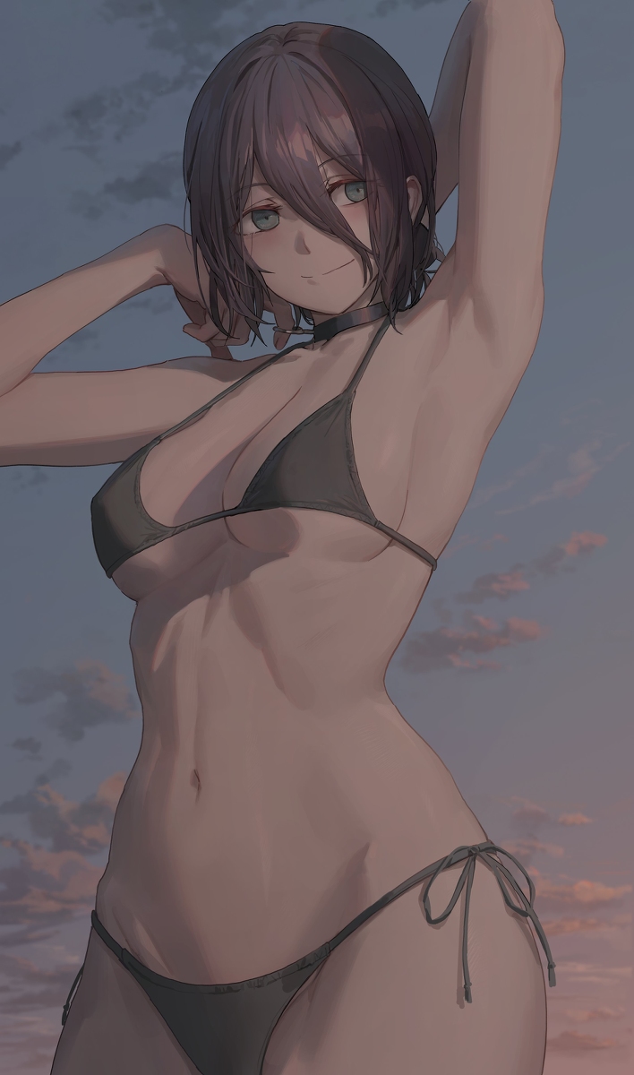 This is a pixiv picture whose title is レゼ (Reze).
