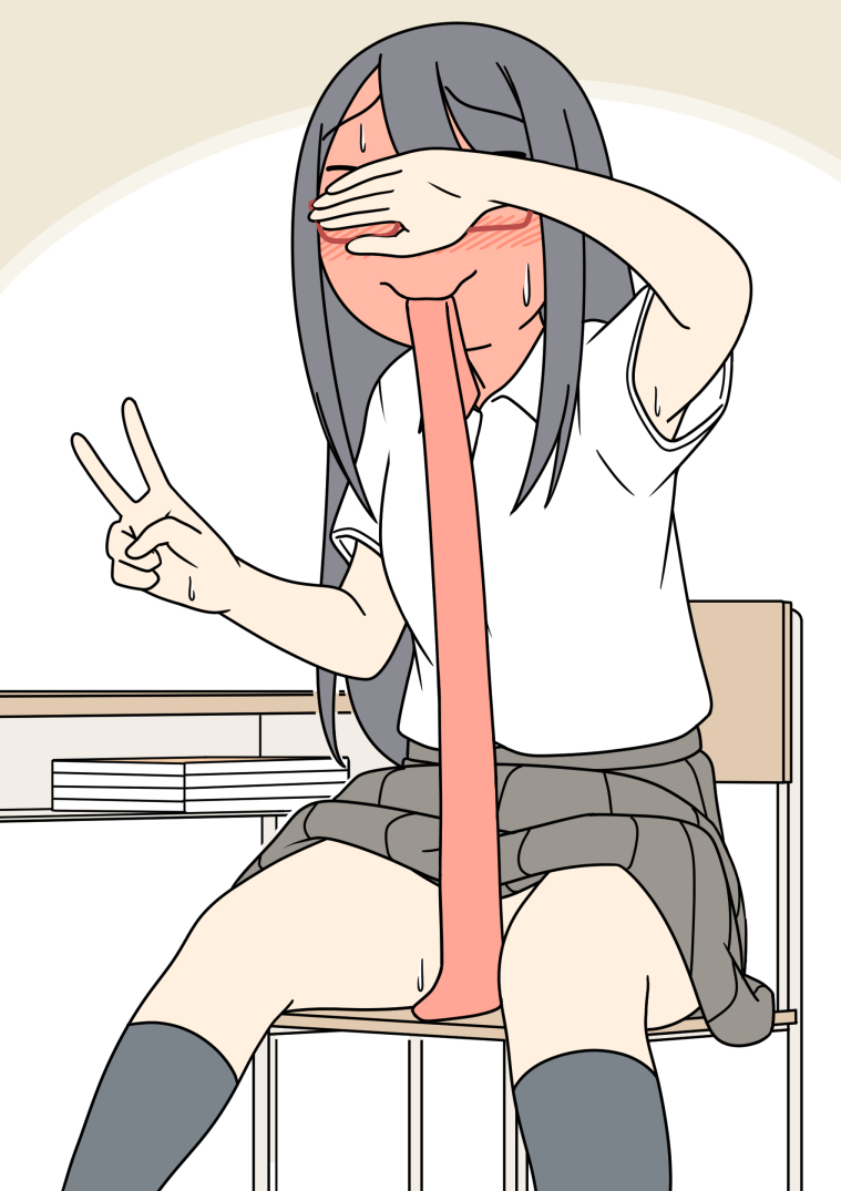 This is a pixiv picture whose title is ノーパンチャレンジの通過儀礼.