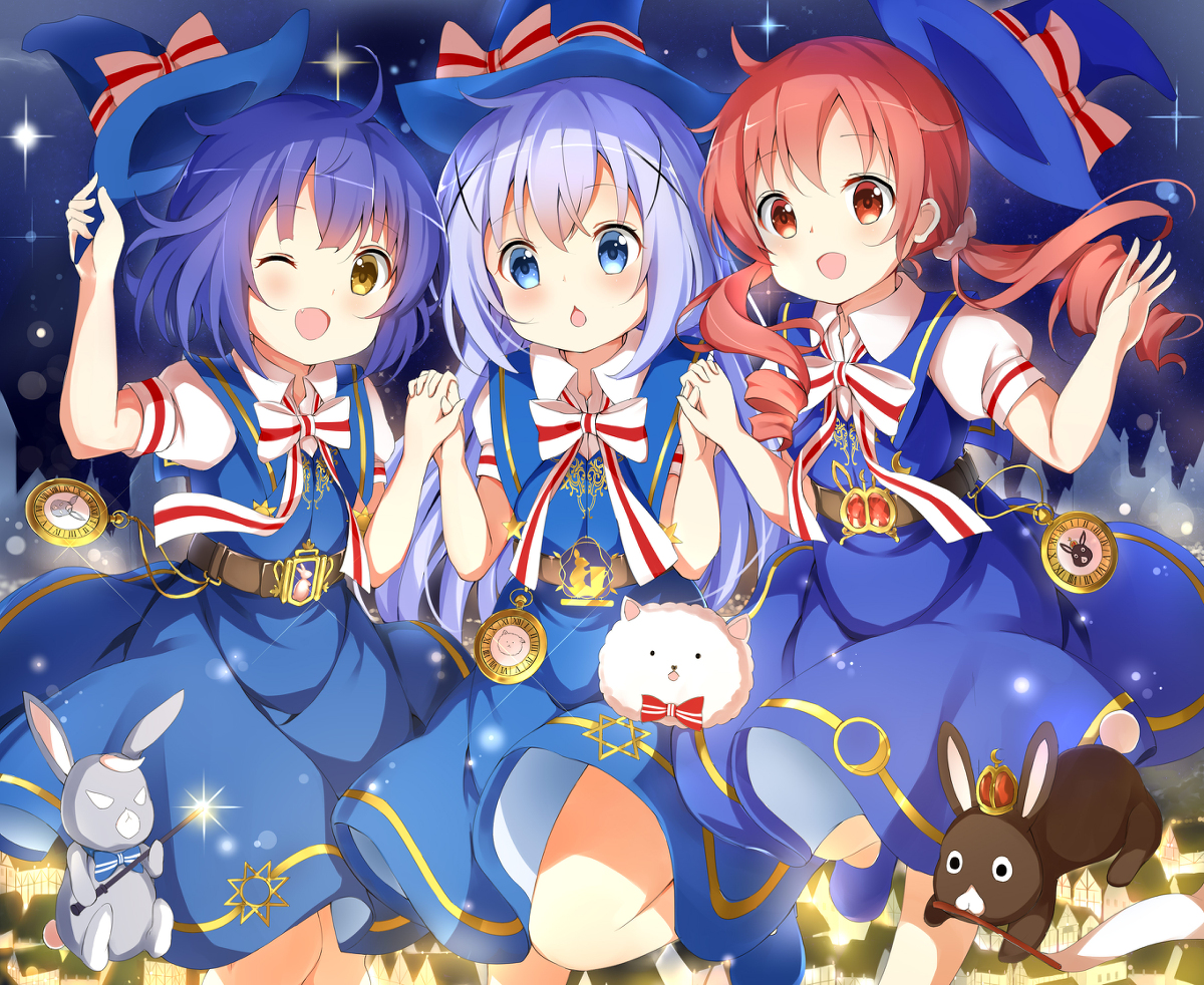 This is a pixiv picture whose title is 魔法使いチマメ隊（二枚あります）.