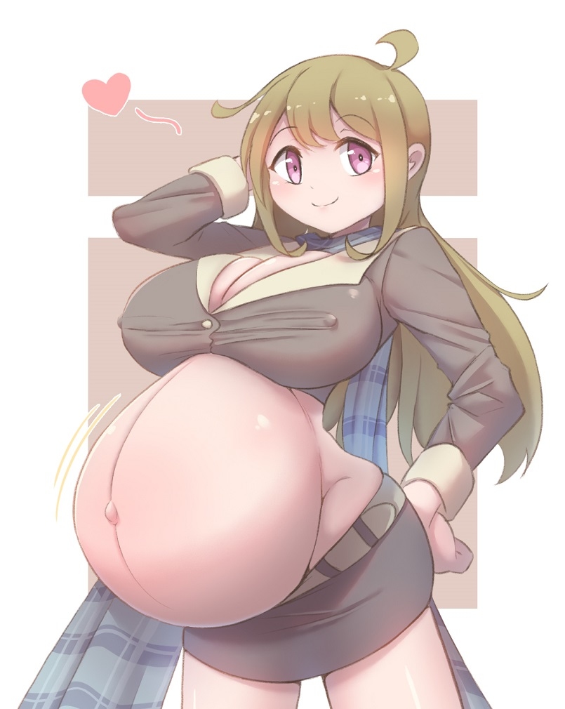 This is a pixiv picture whose title is Fall's big belly!.