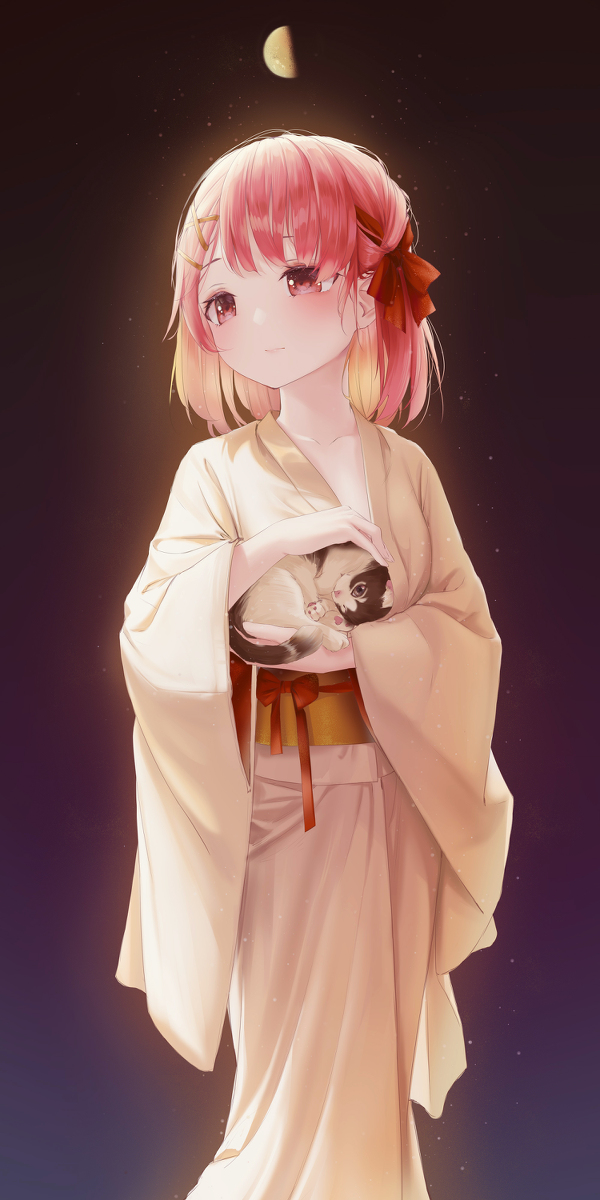This is a pixiv picture whose title is 花寄.