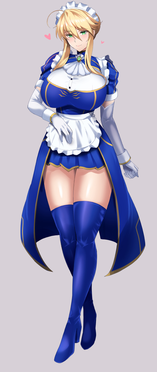 This is a pixiv picture whose title is アルトリアランサー（メイド）.