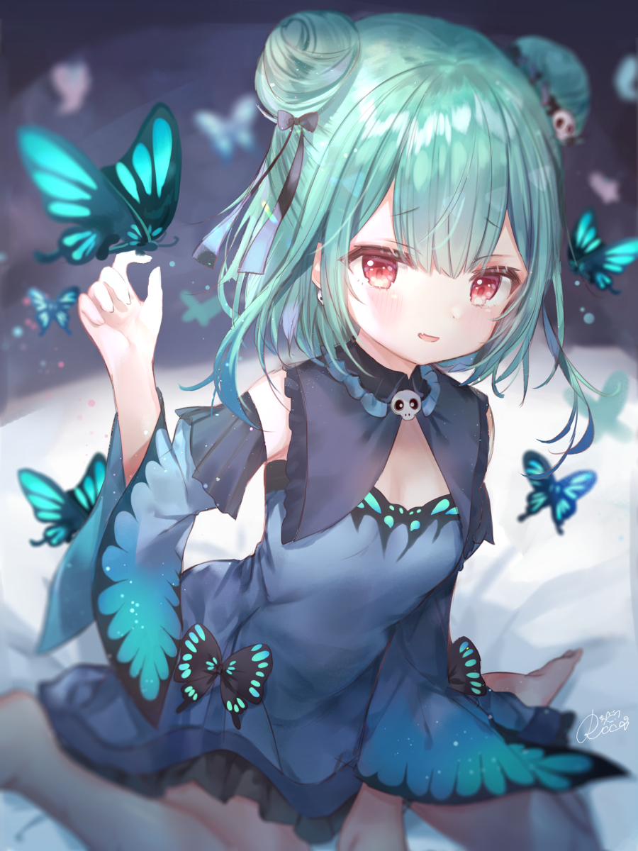 This is a pixiv picture whose title is 闇と光のネクロマンサー🦋.