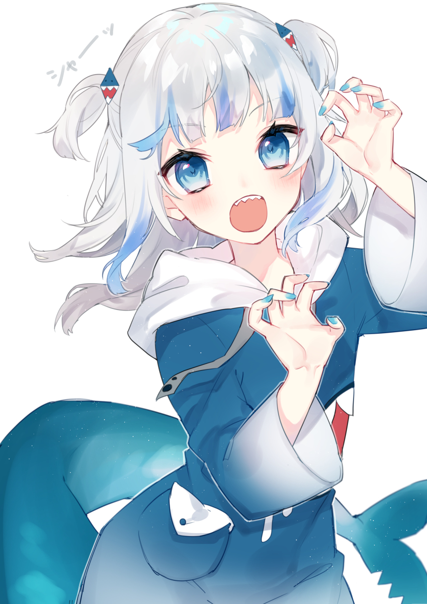 This is a pixiv picture whose title is サメちゃん.