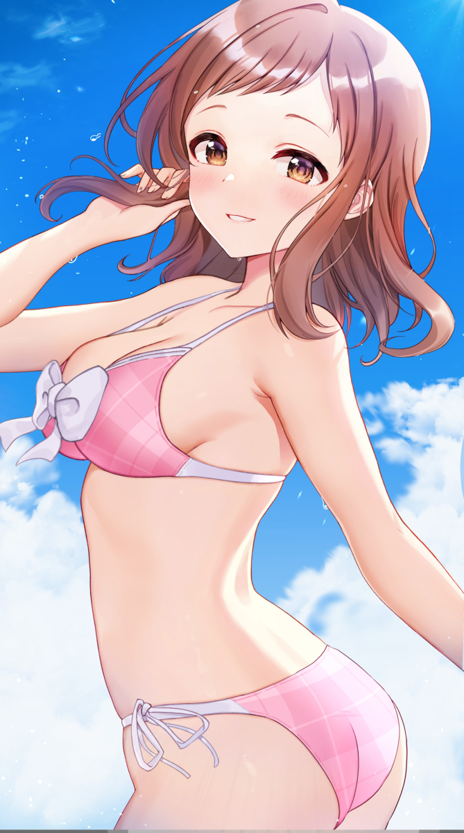 This is a pixiv picture whose title is 櫻木真乃.