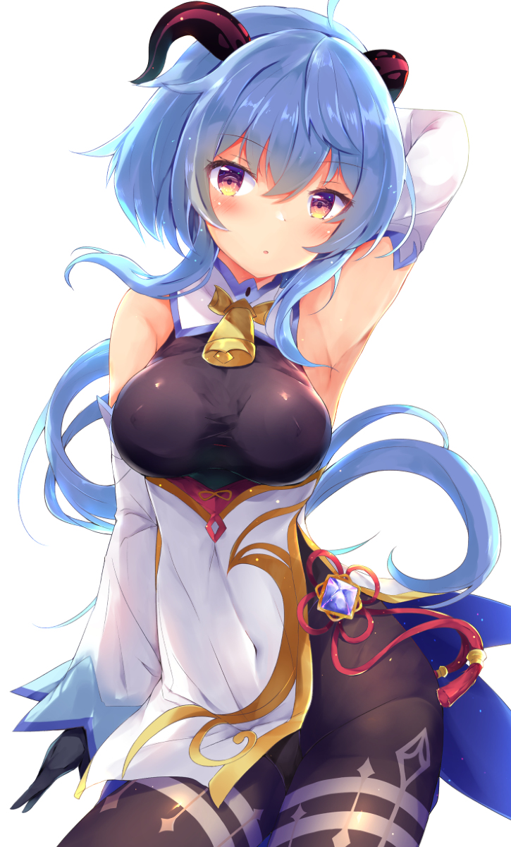 This is a pixiv picture whose title is 甘雨.