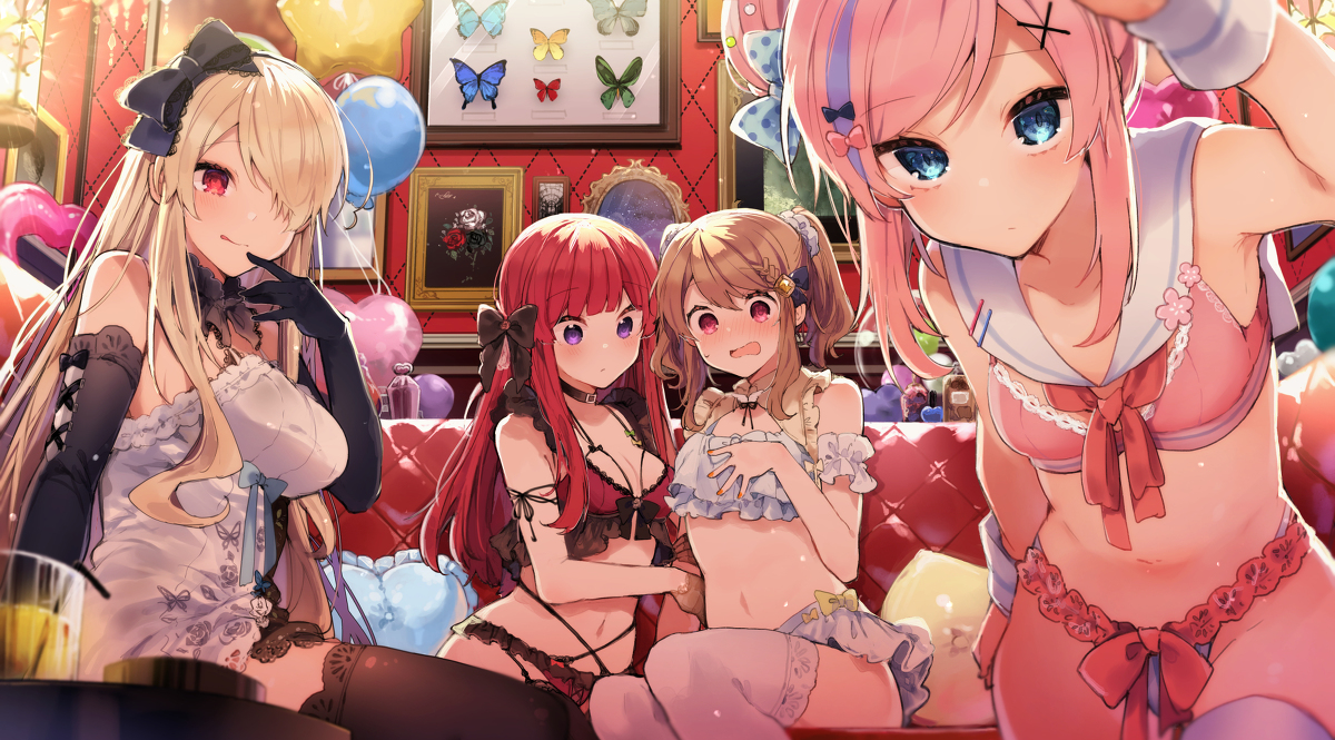 This is a pixiv picture whose title is ♥.
