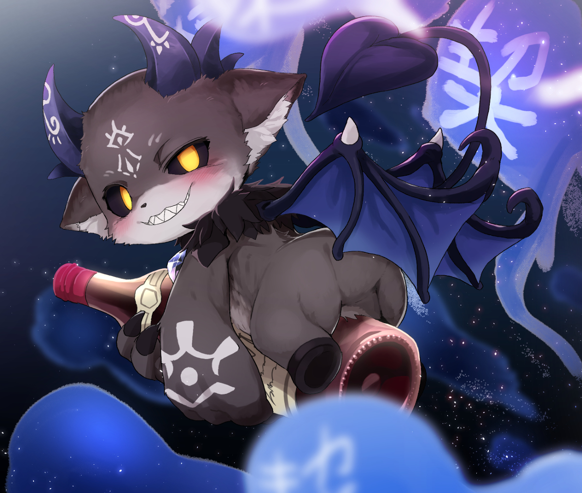 This is a pixiv picture whose title is ちいさなあくま.