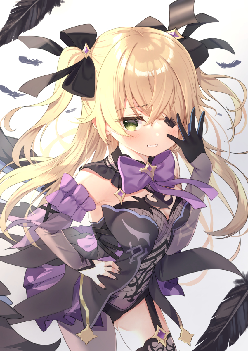 This is a pixiv picture whose title is 「私は断罪のフィッシュル！」.