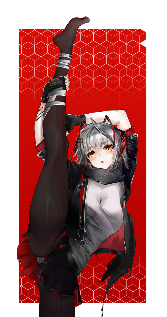 This is a pixiv picture whose title is W.