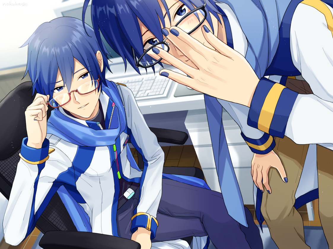 This is a pixiv picture whose title is めがね.