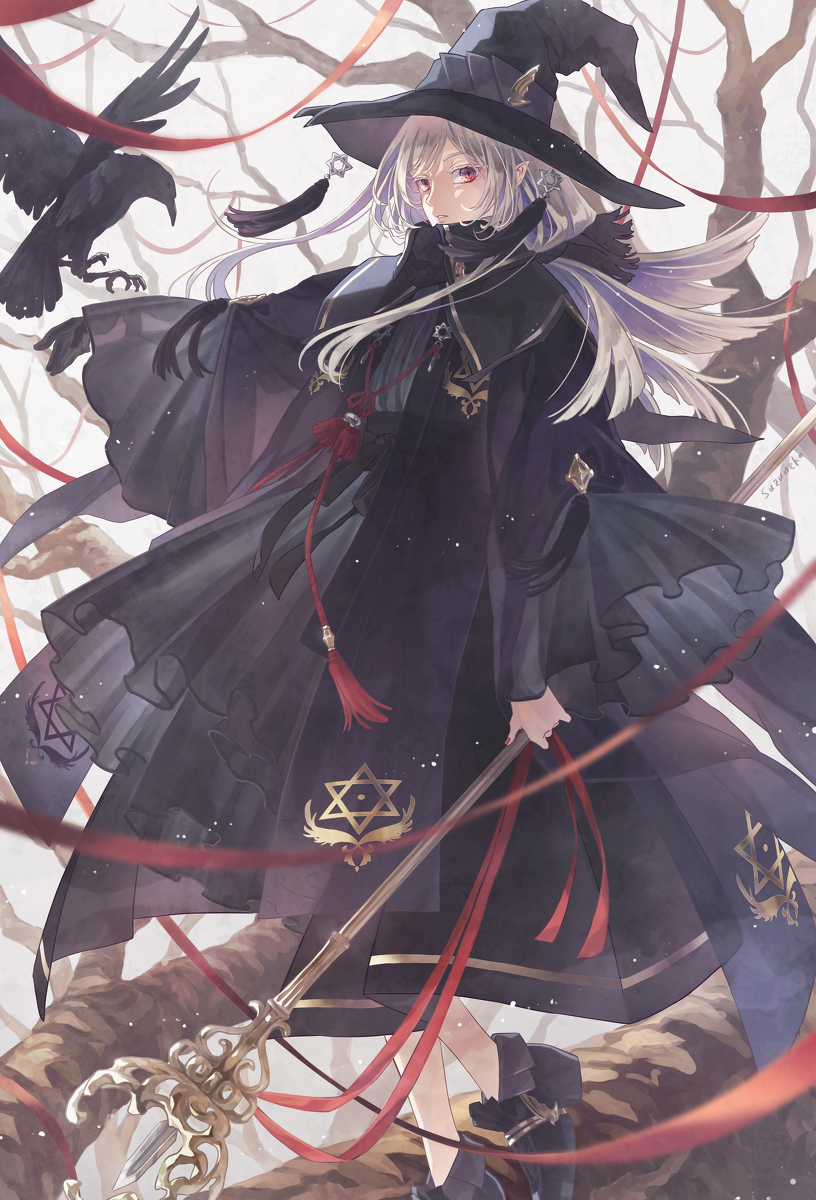 This is a pixiv picture whose title is 魔法使い.