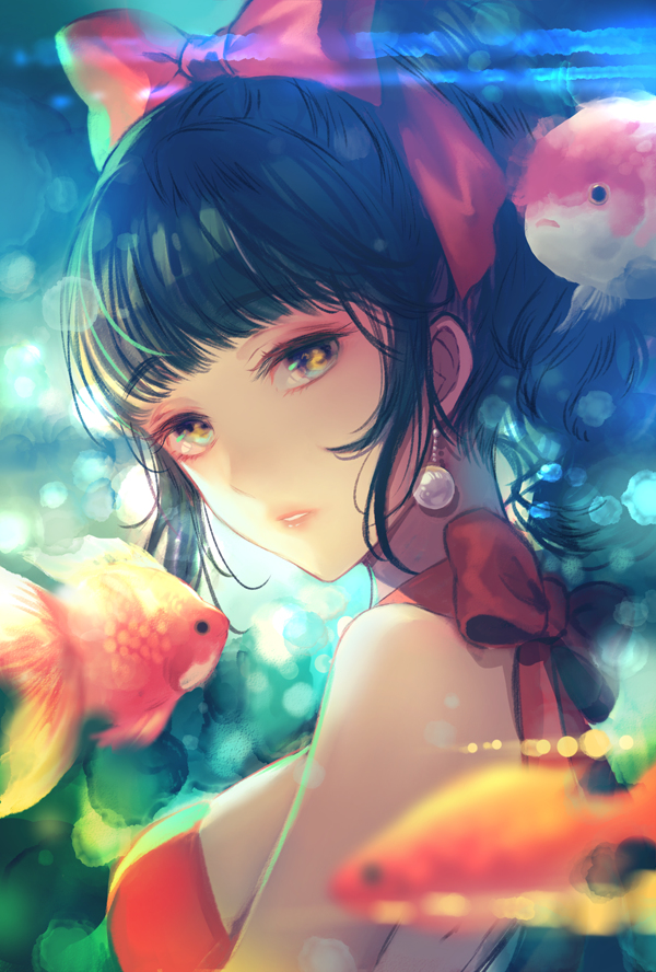 This is a pixiv picture whose title is きんぎょ.