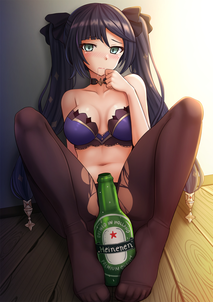 This is a pixiv picture whose title is Mona~.