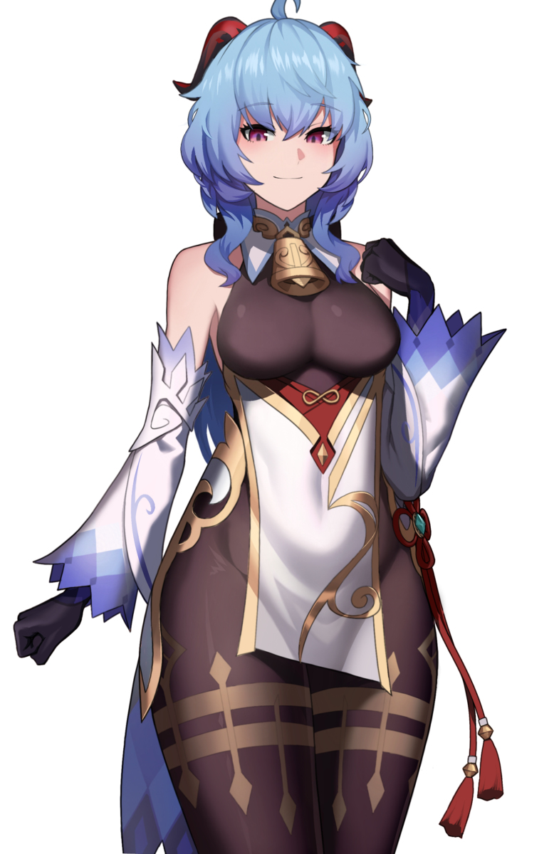 This is a pixiv picture whose title is 甘雨.