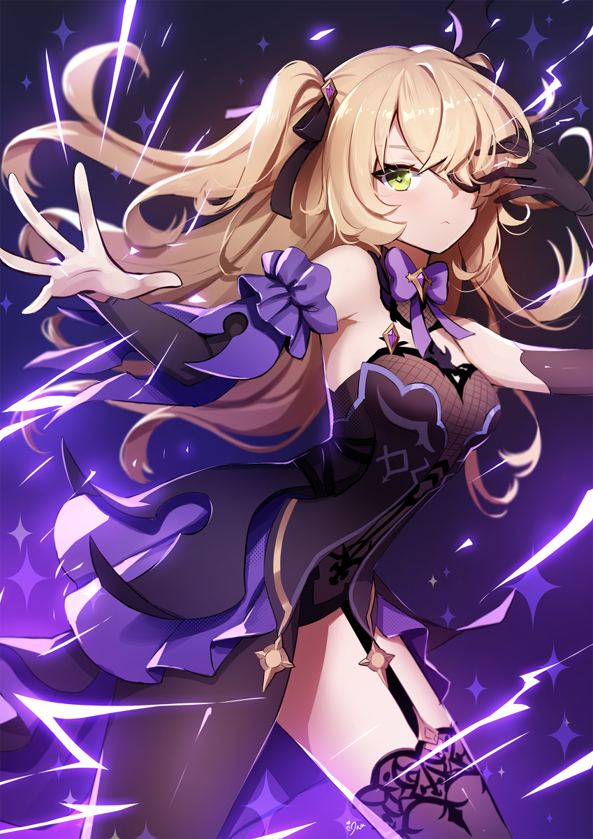 This is a pixiv picture whose title is Fischl.