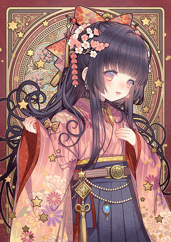 This is a pixiv picture whose title is 和🌸レトロモダン.
