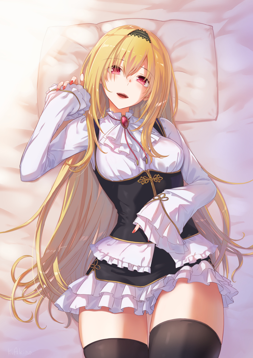 This is a pixiv picture whose title is 黒埼ちとせお嬢さま.